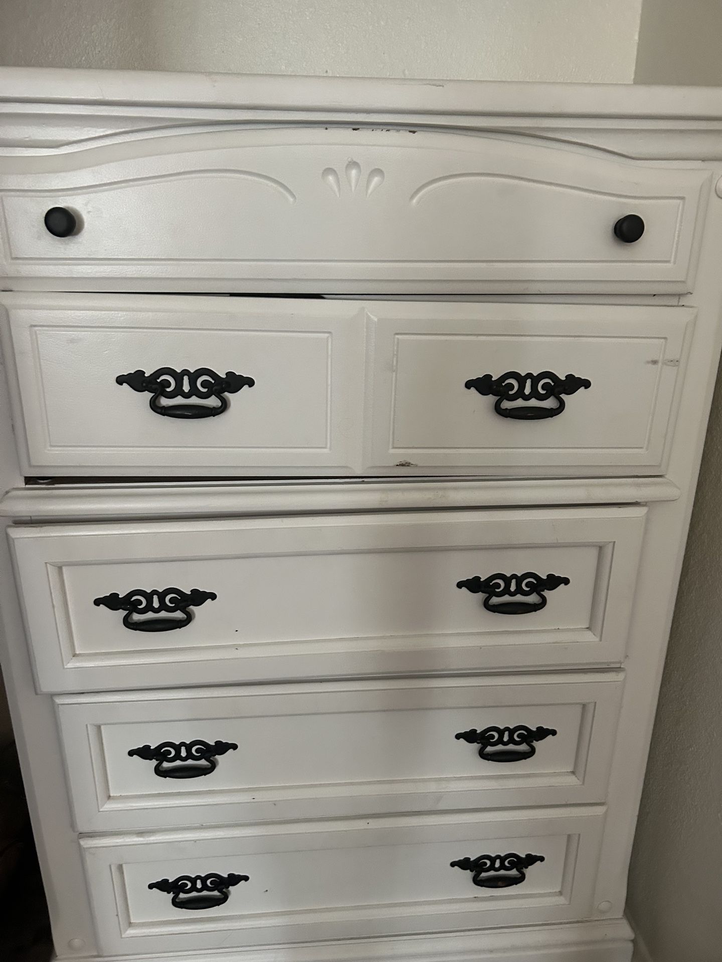 White dresser