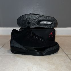 Air Jordan 3 Retro “Black Cat” – All Black – Brand New