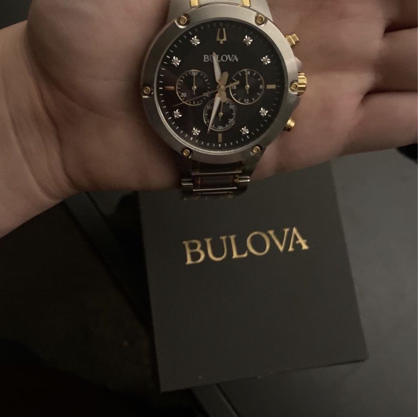 Bulova Chronograph Classic Diamond Accented Men s Watch