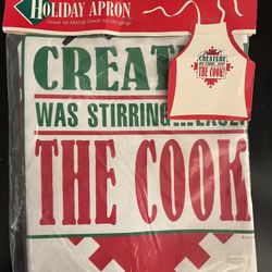 Vintage Hallmark Holiday Apron