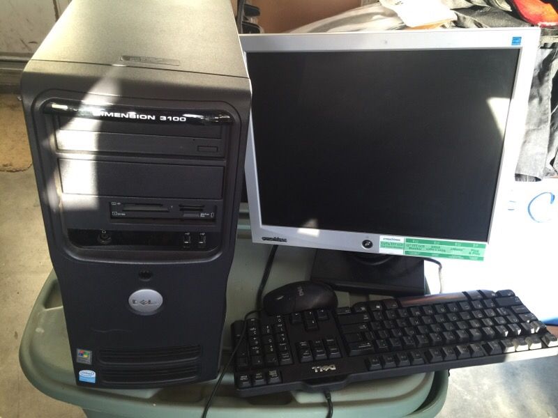 Dell Dimension 3100 Desktop PC P4 3GHz 160GB