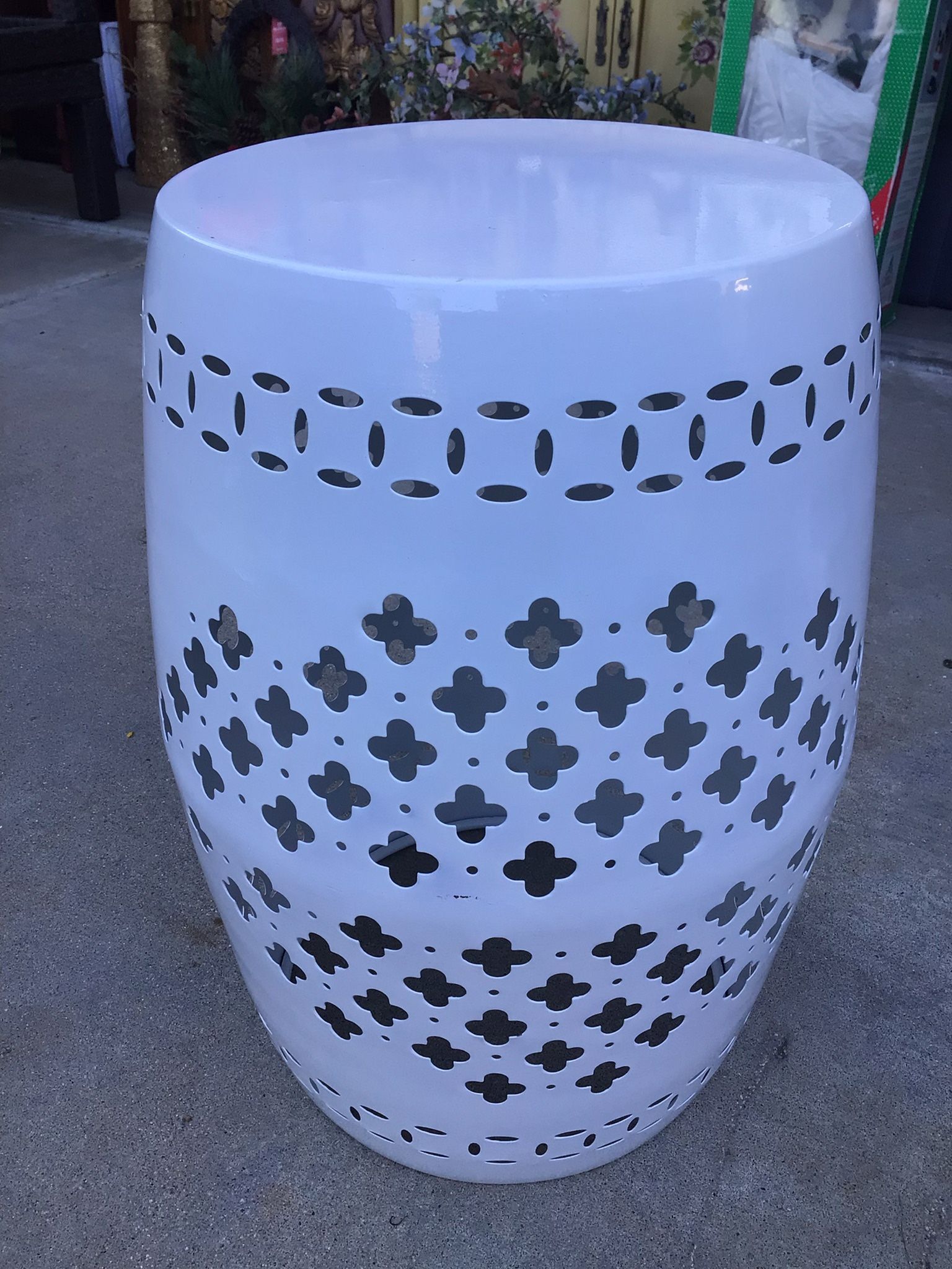 Metal Garden Stool