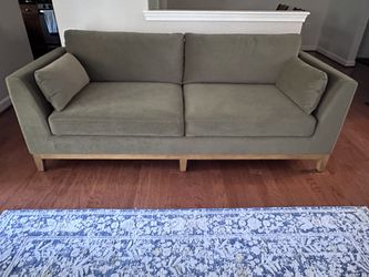 Green Mokena Fabric Sofa with Storage