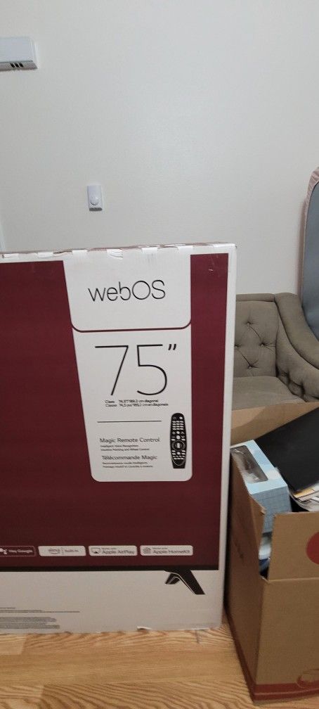 Brand new LG 75"TV