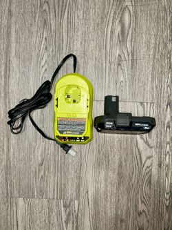 Ryobi ONE+ 18V Lithium 2Ah Battery and Charger
