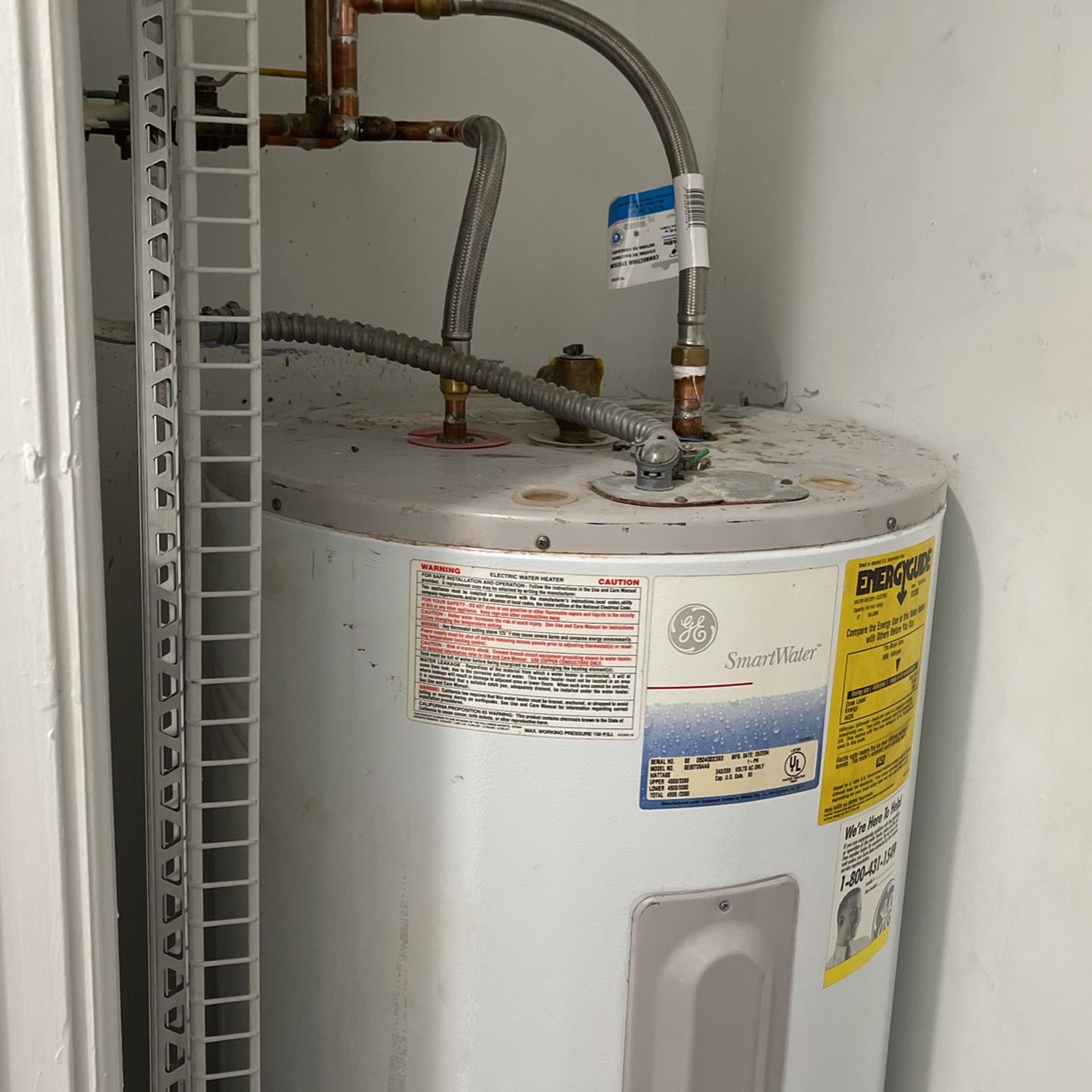 GE® Electric Water Heater / Model #:GE80T06AAG