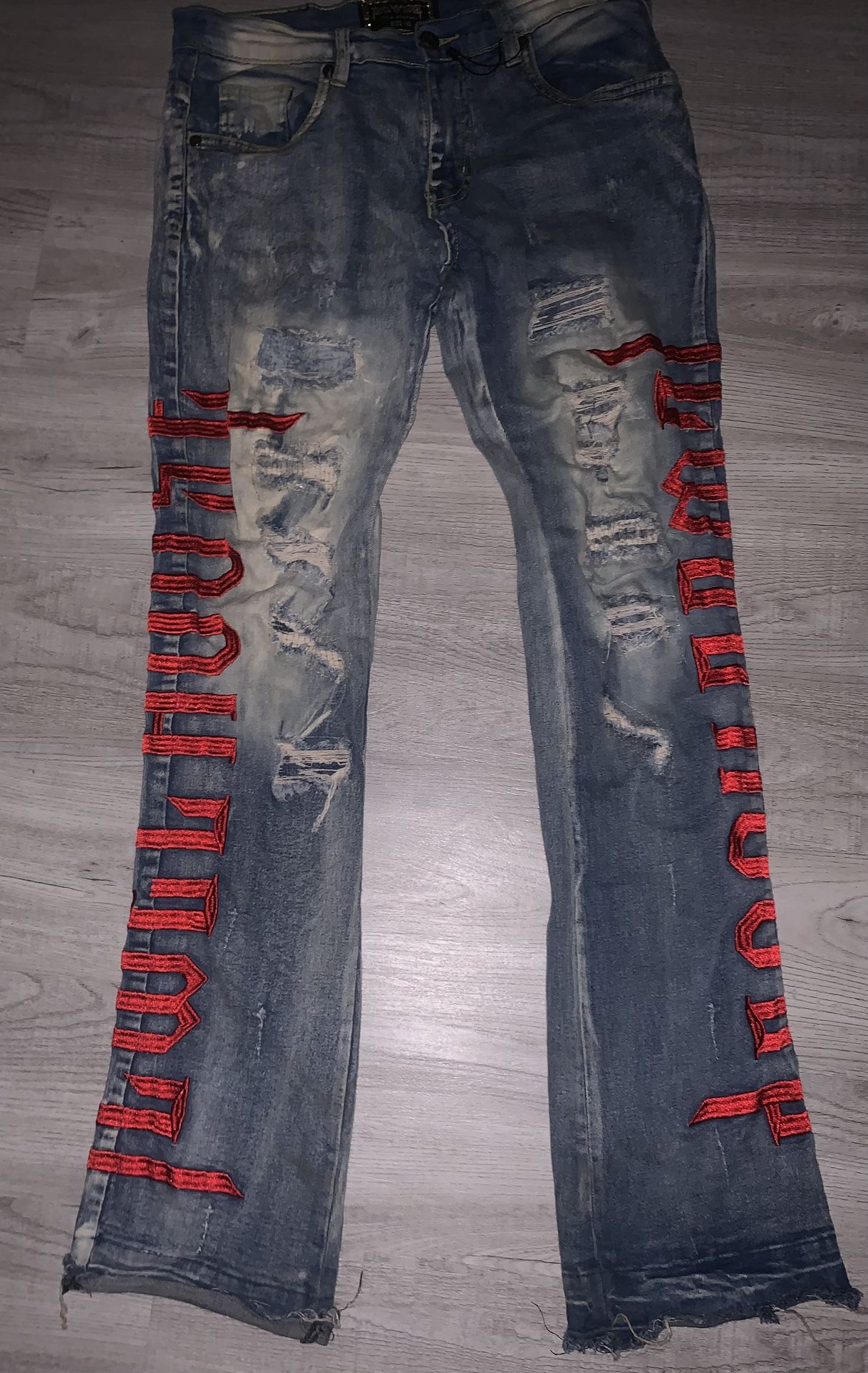 Stacked Jeans