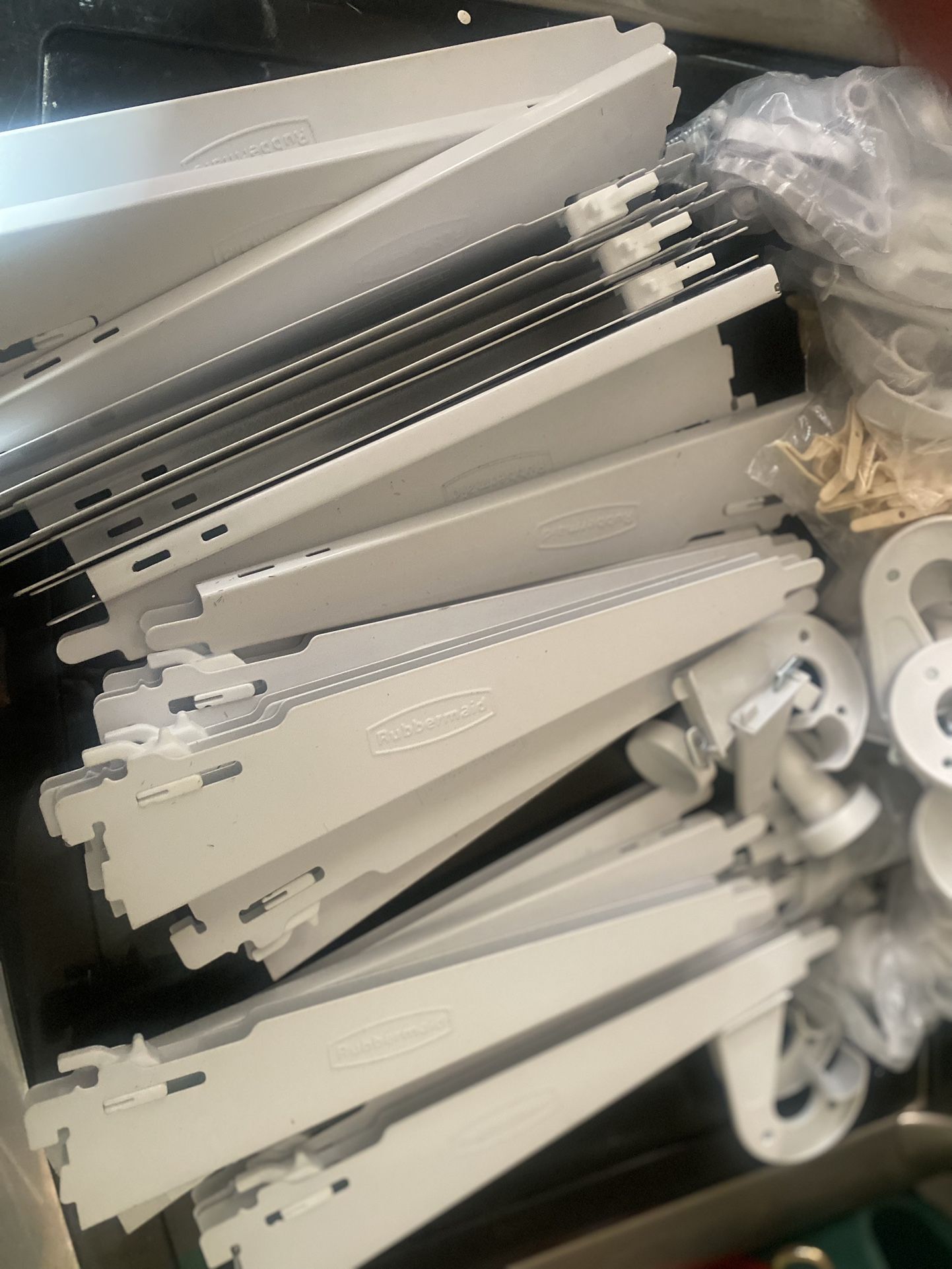 Rubbermaid Shelf Brackets 12” White for Sale in Anaheim, CA OfferUp