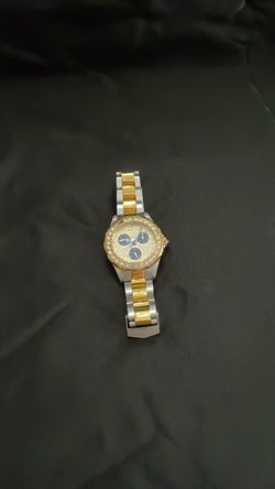 Invicta Two-Tone Crystal Bezel Watch