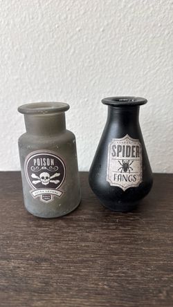 Halloween potion bottles $5 for both