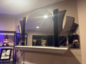 Large Art Deco Wall Mirror Decor