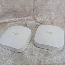 Eero Pro 6E Mesh WiFi Router (2 Units)