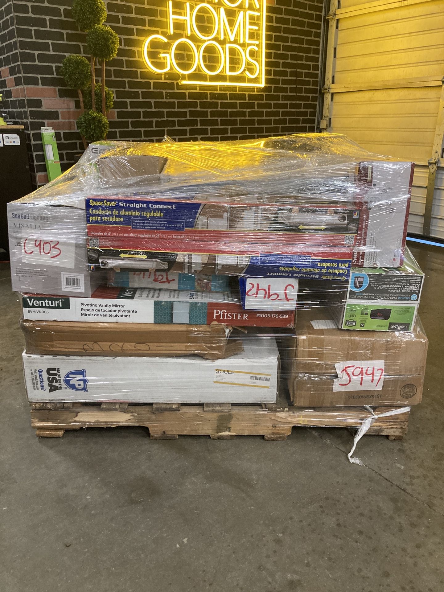 Wholesale Liquidation Pallet, Tools, Lighting Home Improvement