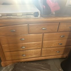 9-Drawer Wooden Dresser
