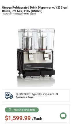Commercial drink/slushy dispenser- ready for business