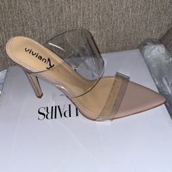Zapato Nude /transparente 