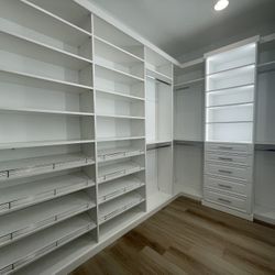 Cabinet And Shelves For Closet, Carpenter