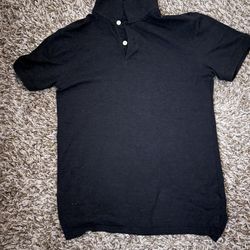 Black Polo Collar Shirt