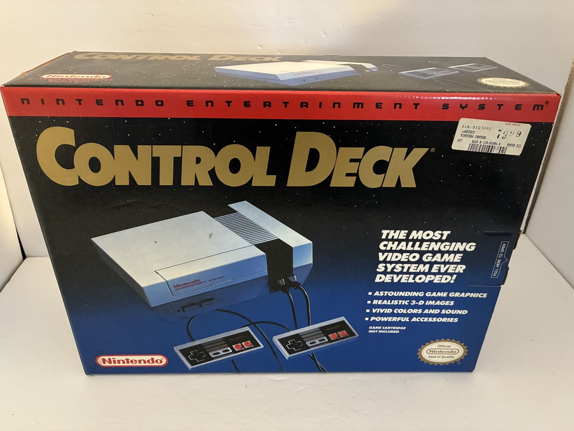 Nintendo NES Control Deck EMPTY BOX