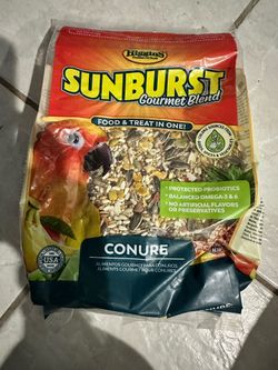 Higgins Sunburst Gourmet Blend Conure Bird Food, 3-lb bag