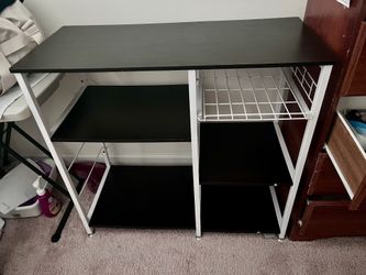 Kitchen storage cart table