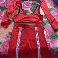 Red 3 Piece Set