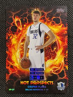 2025-26 Topps Match Attax #HP-CF Cooper Flagg Hot Prospects RC Rookie Mavericks