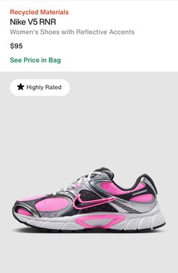 Nike v5 RNR Pink & Silver