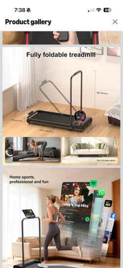 Portable walking pad treadmill