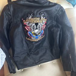 Leather Riding Jacket 
