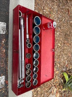 3/4" drive Proto socket wrench set w/ Ingersoll Rand impact