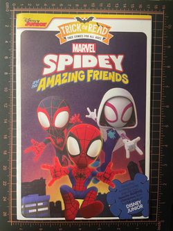 SPIDEY AND HIS AMAZING FRIENDS: HALLOWEEN TRICK-OR-READ 2022 #1, bag and boarded