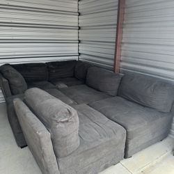 Modular Sectional Sofa w/ Storage – 6pc Thomasville
