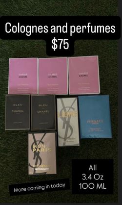 Colognes and perfumes