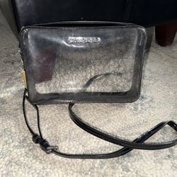 Michael Kors Jet Set Cross Body - Clear/Black