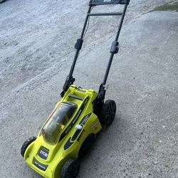 Ryobi 40v 20in Push Lawn Mower Kit 