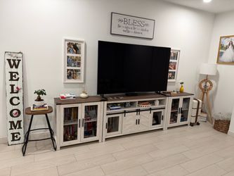3-Piece Farmhouse Entertainment Center / TV Console