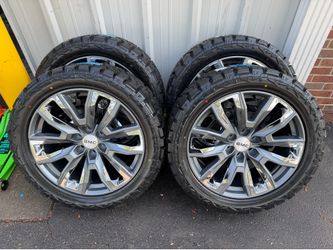 22” GM style wheels