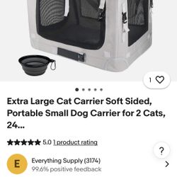 Pet seek Xl Small Animal Carrier 