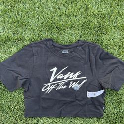 Vans Crop Top T Shirt | Woman’s Size Small