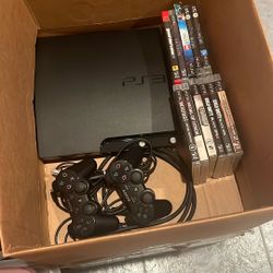 PS3 Bundle With Console And games
