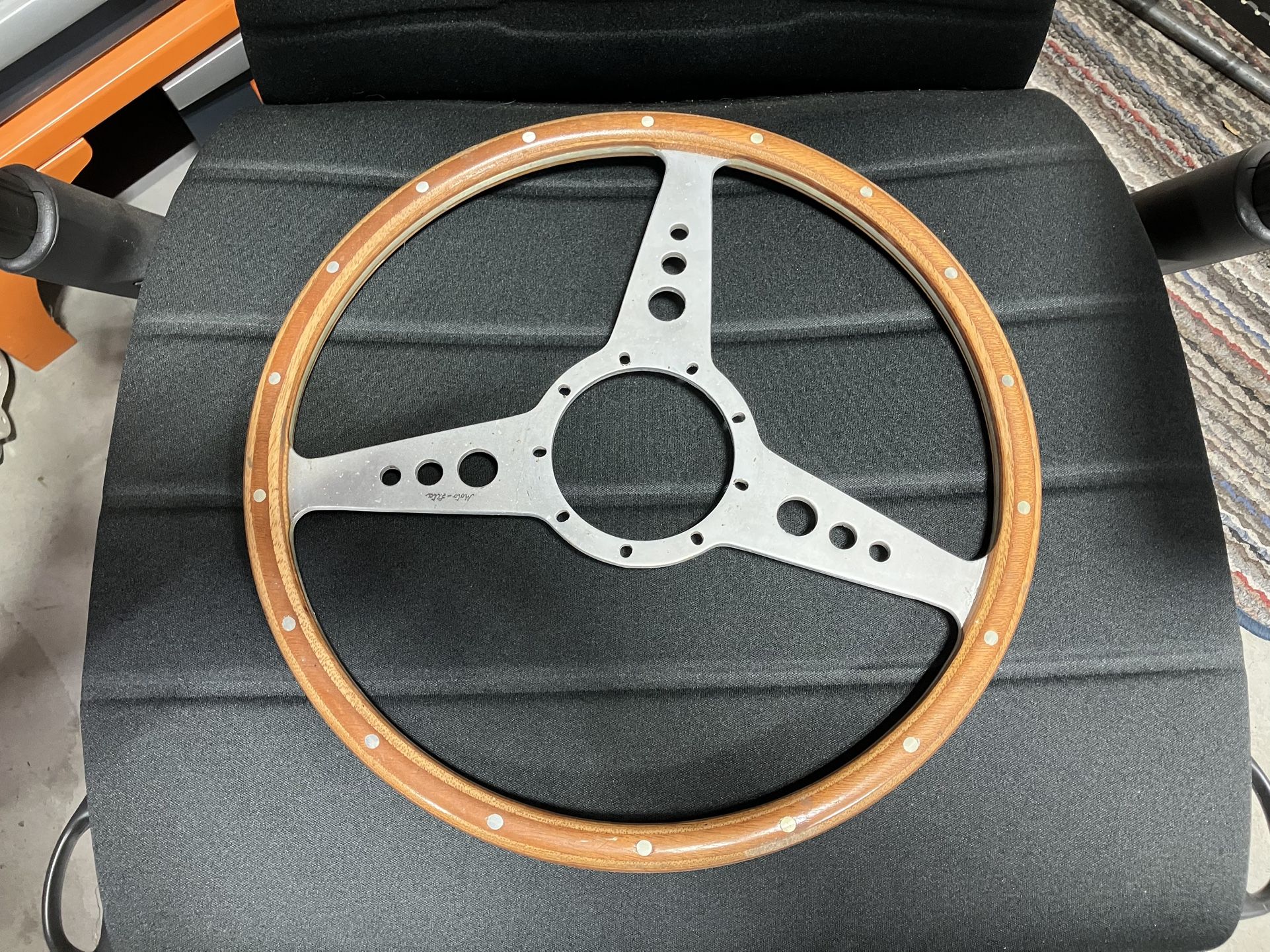 Moto-Lita Wood Steering Wheel w/ Hub Adapter – $325 OBO – Shipping Available