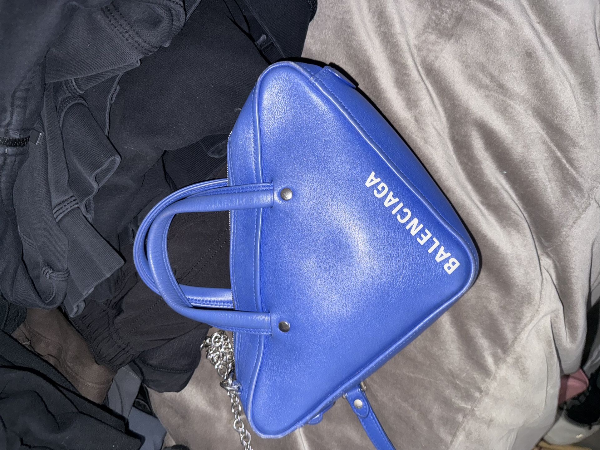 Blue Balenciaga Bag