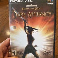 PS2 Baldur’s Gate Dark Alliance