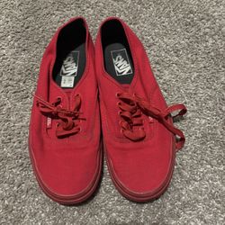 Red Vans