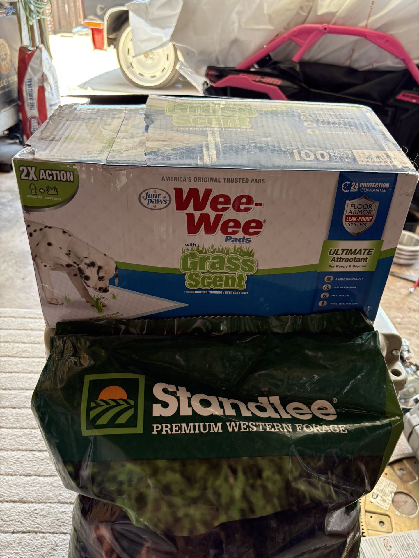 Wee Wee Grass Scent Pads