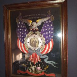 Civil War Era. Original Collectible Handmade Silk