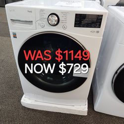 4.5 Cu. Ft. Ultra Large Capacity Smart Wifi Enabled Front Load Washer With Turbo Wash