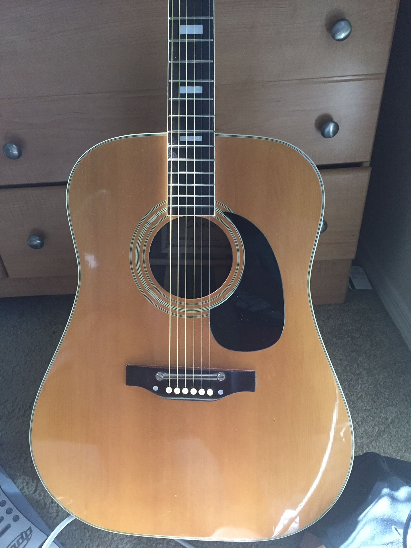 Korean Vintage Acoustic Guitar Cameo