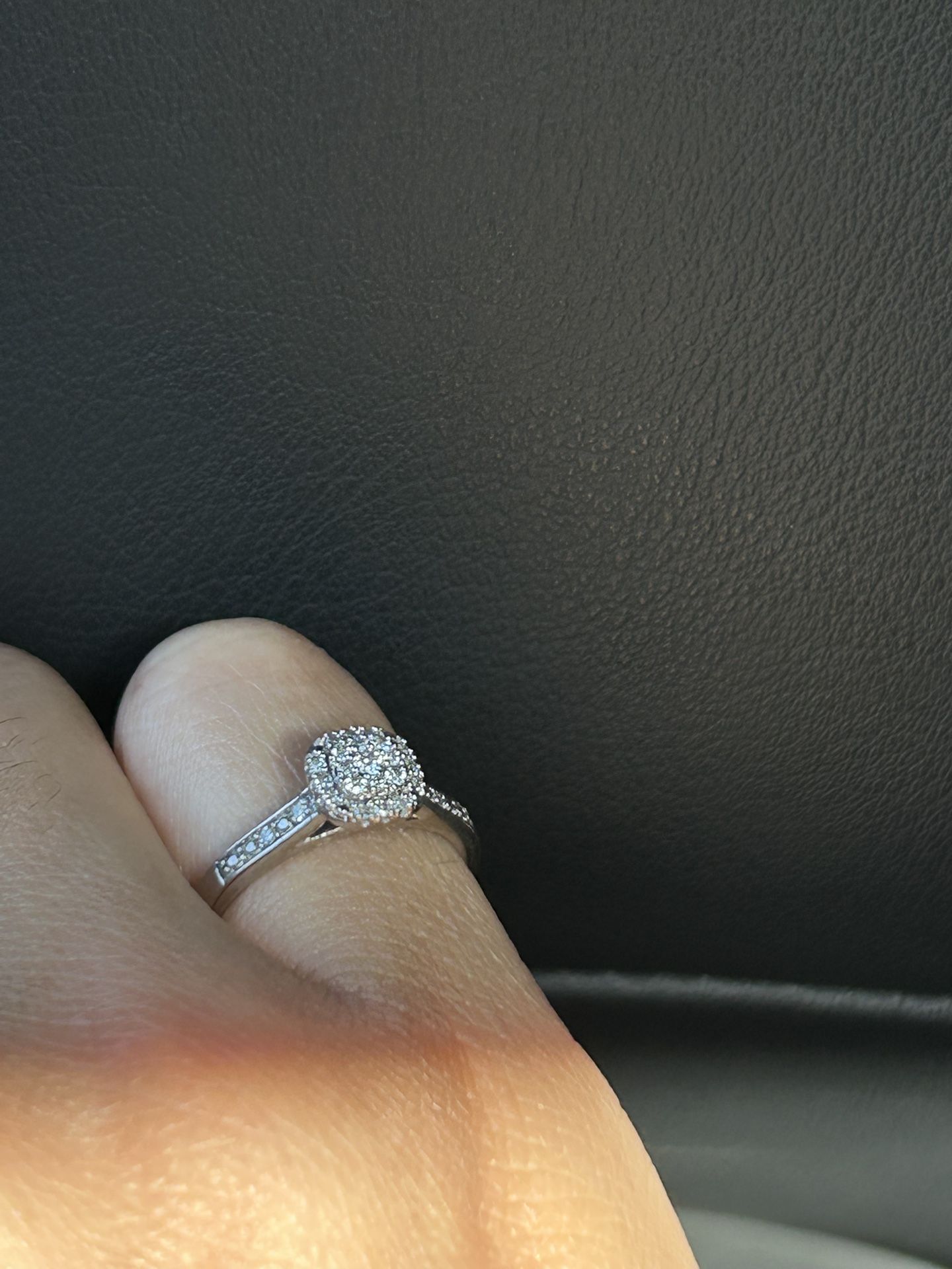 Ring White Gold 10k